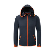 Load image into Gallery viewer, Men Outdoor Fishing Quick Dry Hydrophobic Long Sleeve Hooded Coat Zipper Jacket