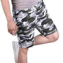 Load image into Gallery viewer, Men's Cotton Camouflage Beach Shorts