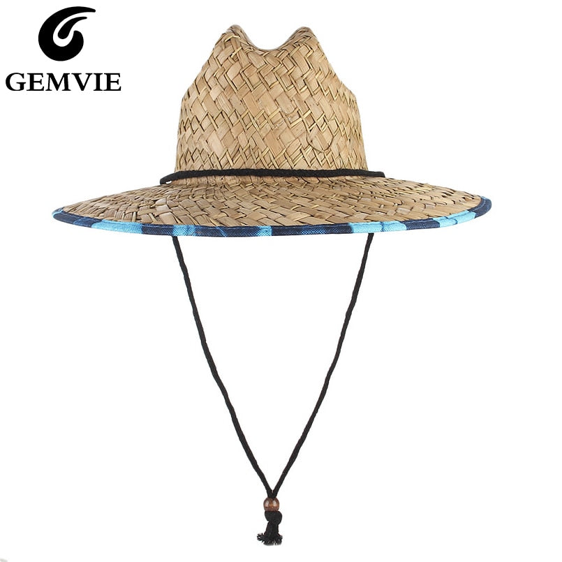 New Lifeguard Straw Safari Hat For Men & Women