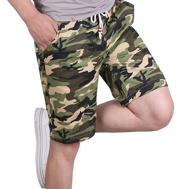 Men's Cotton Camouflage Beach Shorts