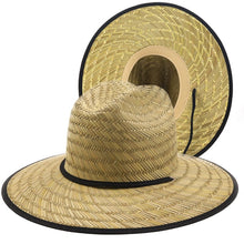 Load image into Gallery viewer, Summer Beach Classic Handwork Women &amp; Men Lifeguard Hat Straw
